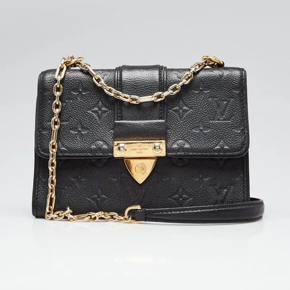 Louis Vuitton Black Monogram Empreinte Leather Saint Sulpice BB Bag - Picture 1 of 9